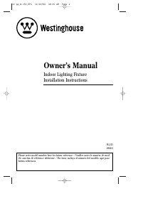Manual de uso Westinghouse 6224000 Lámpara