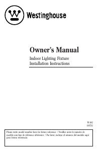 Manual Westinghouse 6226600 Lamp