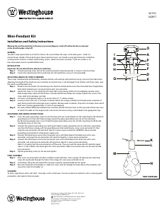 Handleiding Westinghouse 6329100 Lamp