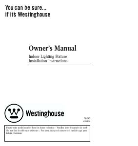 Manual de uso Westinghouse 6649700 Lámpara