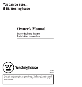 Manual de uso Westinghouse 6933600 Lámpara