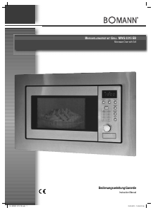 Manual Bomann MWG 2215 EB Microwave