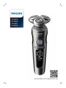 Manual Philips SP9862 Máquina barbear