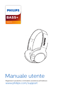 Manuale Philips SHB3175WT Cuffie