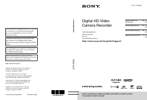 Bedienungsanleitung Sony HDR-CX740VE Camcorder