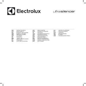 Manual Electrolux EUS87DBM Aspirador