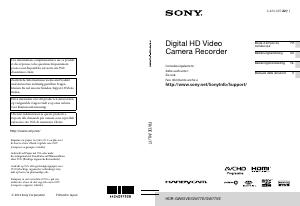 Mode d’emploi Sony HDR-GW55VE Caméscope