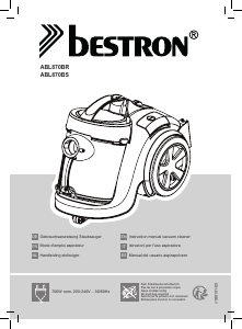 Manual de uso Bestron ABL870BS Designo Plus Aspirador
