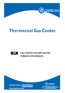 Bruksanvisning Thermocool TLC 504G Spis