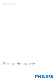 Manual de uso Philips 55PFK6409 Televisor de LED