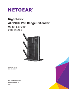 Handleiding Netgear EX7000 Nighthawk Range extender