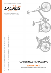 Handleiding LACROS Scamper S200 XL Vouwfiets