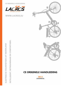 Handleiding LACROS XX-3 Vouwfiets