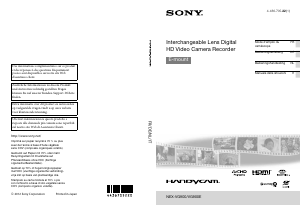 Mode d’emploi Sony NEX-VG900E Caméscope