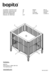 Mode d’emploi Bopita Belle Parc pour bébé