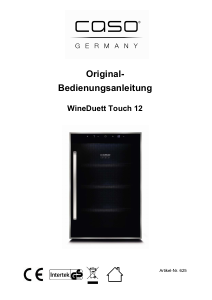 Manual de uso Caso WineDuett Touch 12 Vinoteca