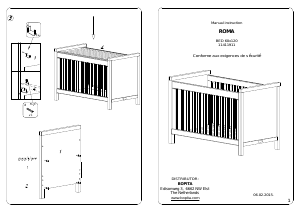 Handleiding Bopita Roma Babybed