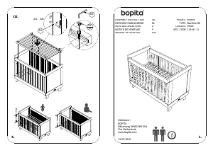 Handleiding Bopita Ruben Babybed