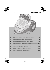 Manual de uso Severin MY 7101 Aspirador