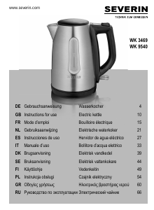 Manuale Severin WK 3469 Bollitore