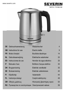 Manuale Severin WK 9477 Bollitore