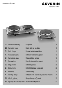 Manual Severin KP 1092 Hob