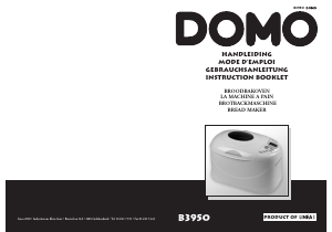 Handleiding Domo B3950 Broodbakmachine