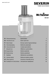 Manuale Severin KM 3921 Robot da cucina