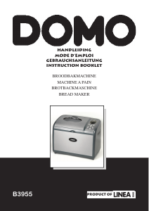 Bedienungsanleitung Domo B3955 Brotbackautomat