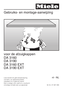 Handleiding Miele DA 3160 Afzuigkap