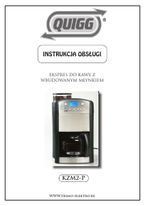 Instrukcja Quigg KZM2-P Ekspres do kawy