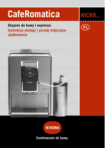 Instrukcja Nivona CafeRomatica 848 Ekspres do espresso
