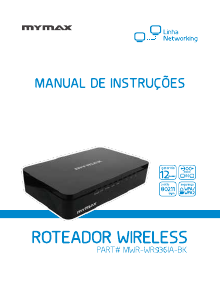 Manual Mymax MWR-WR936IA-BK Roteador