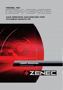 Bruksanvisning Zenec ZE-NC4110 (for Hyundai Santa Fe) Bilnavigator