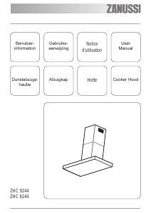 Manual Zanussi ZHC6244X Cooker Hood