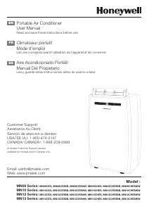 Handleiding Honeywell MN10CHESBB Airconditioner