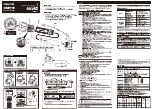 説明書 ジェントス UT-3200H 懐中電灯