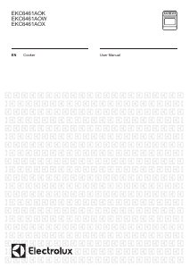 Handleiding Electrolux EKC6461AOX Fornuis