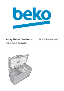 Kullanım kılavuzu BEKO BK 3400 Joker A+ Dondurucu