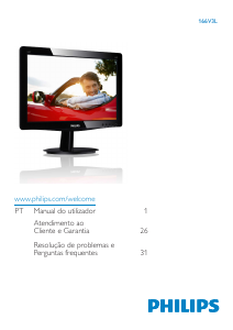 Manual Philips 166V3LSB Monitor LED
