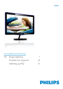 Brugsanvisning Philips 190E3LSU LED-skærm