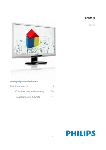 Handleiding Philips 221S3SB LCD monitor