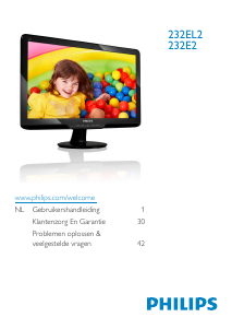 Handleiding Philips 232E2SB LCD monitor