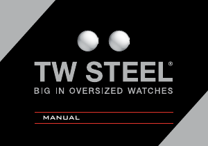 Handleiding TW Steel TW70 Grandeur Diver Horloge