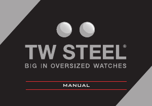 Handleiding TW Steel TW404 Pilot Horloge