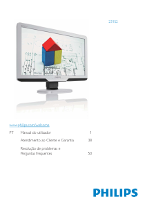 Manual Philips 235BL2CS Monitor LED