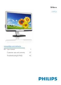Handleiding Philips 235PQ2EB LED monitor