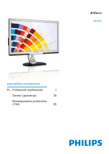 Instrukcja Philips 241P3LEB Monitor LED