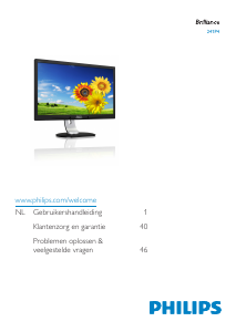 Handleiding Philips 241P4QPYKEB LED monitor