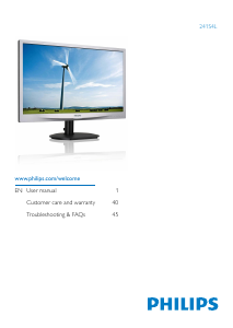 Handleiding Philips 241S4LYCS LED monitor